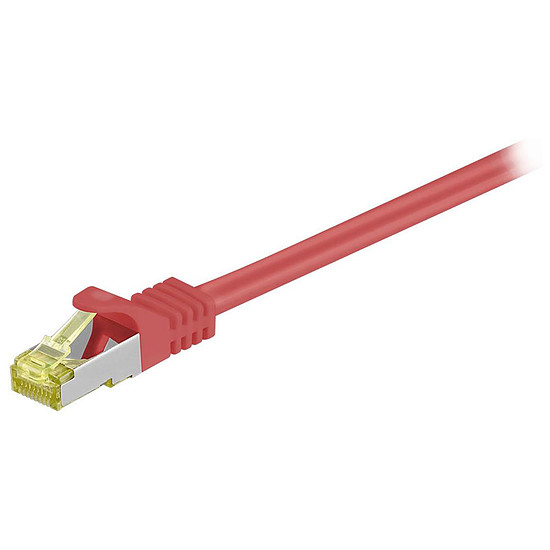 Câble RJ45 Cable RJ45 Cat 7 S/FTP (rouge) - 0,25 m