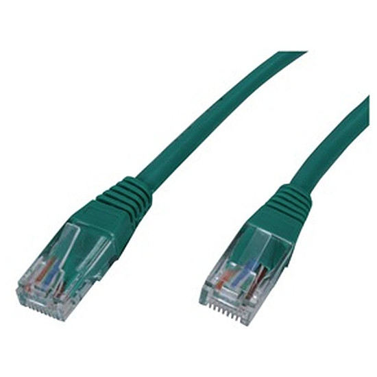 Câble RJ45 Cable RJ45 Cat 5e U/UTP (vert) - 0,5 m