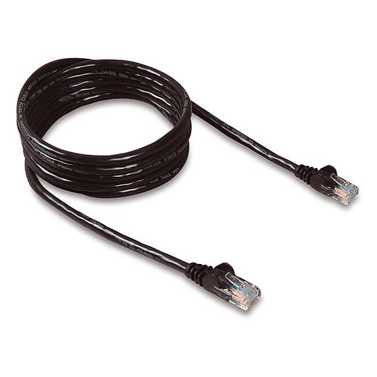 Câble RJ45 Cable RJ45 Cat 6 F/UTP (noir) - 3 m