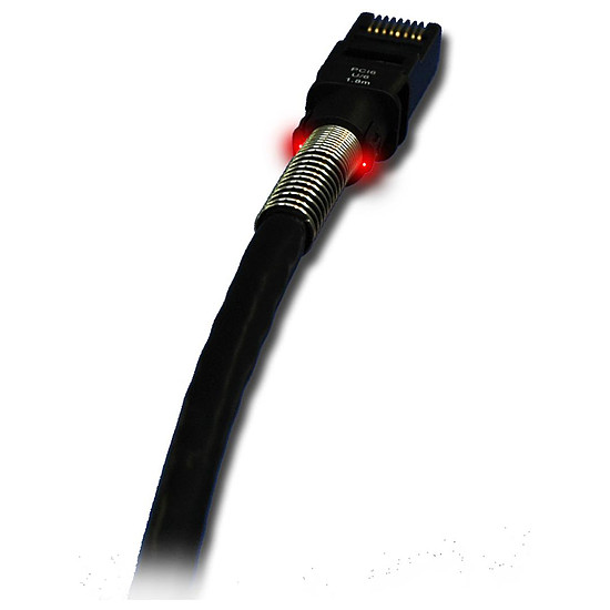 Câble RJ45 Cable RJ45 Cat 6a U/UTP (noir) - 0,6 m