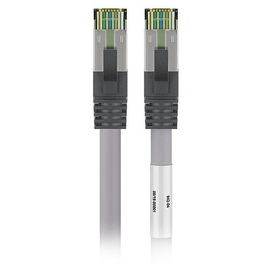 Câble RJ45 Cable RJ45 Cat 8.1 S/FTP (gris) - 25 m - Autre vue