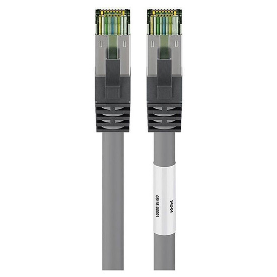 Câble RJ45 Cable RJ45 Cat 8.1 S/FTP (gris) - 25 m - Autre vue
