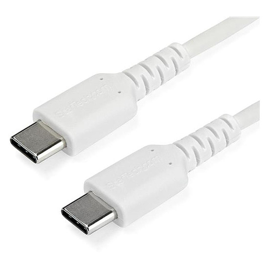 Câble USB Cable USB-C vers USB-C (blanc) - 2 m