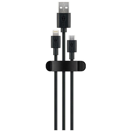 Passe câble et serre câble Clips à 3 fentes pour ranger les câbles (lot de 3) - Autre vue