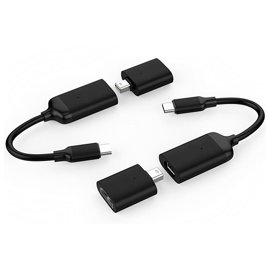 Câble USB Adaptateur USB-C 3.0 vers Mini DisplayPort / Mini DisplayPort vers HDMI