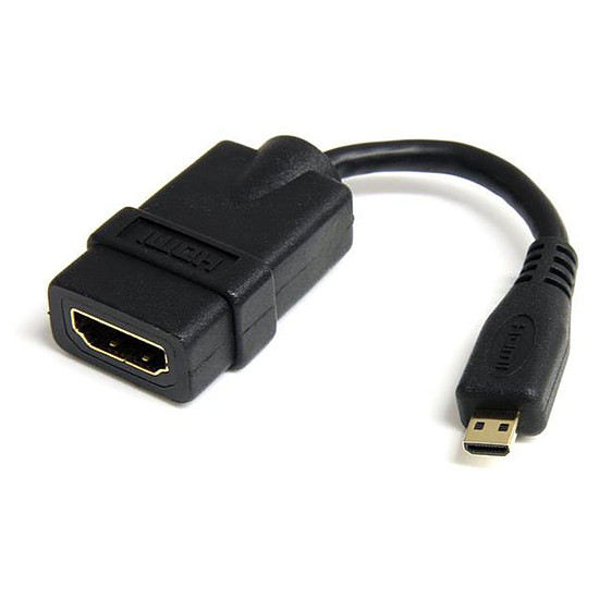Adaptateur HDMI 1.4 High Speed vers Micro HDMI - 13 cm - Câble HDMI  StarTech.com sur