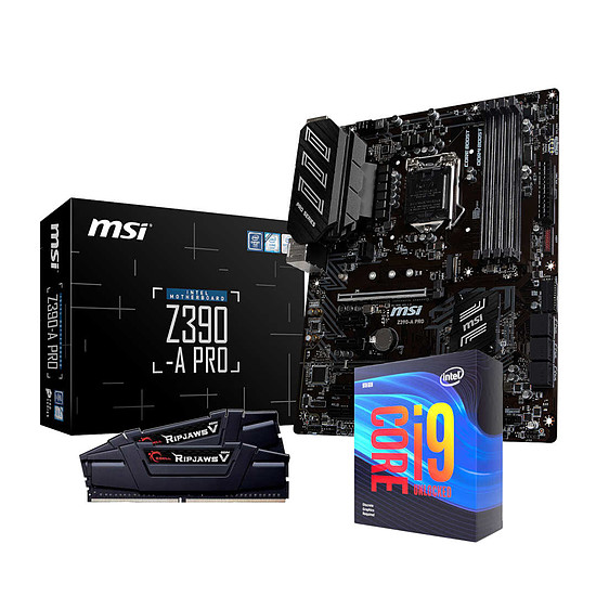 Kit upgrade PC Intel i9 9900KF - MSI Z390 - RAM 32Go 3200Mhz