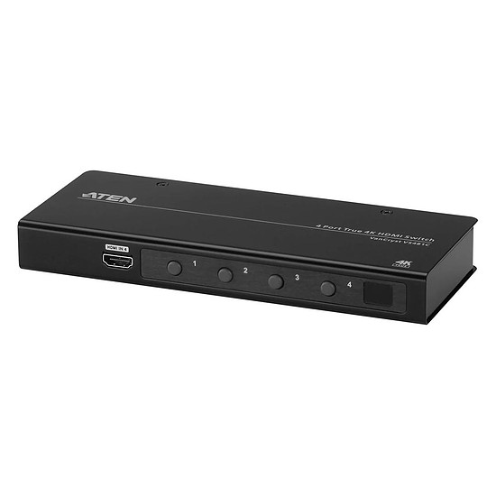 Commutateur HDMI 2.0 - 4 ports - Câble HDMI Aten sur