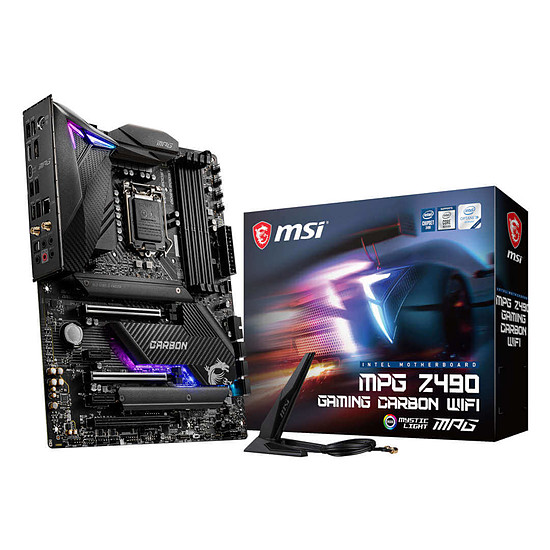 Carte mère MSI MPG Z490 GAMING CARBON WIFI - Occasion