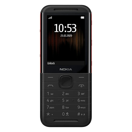 Smartphone et téléphone mobile Nokia 5310 (Noir/Rouge) - Dual SIM