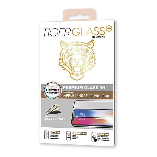 Protection d'écran Tiger Glass Plus Verre Trempé 9H+ - Apple iPhone 11 Pro Max