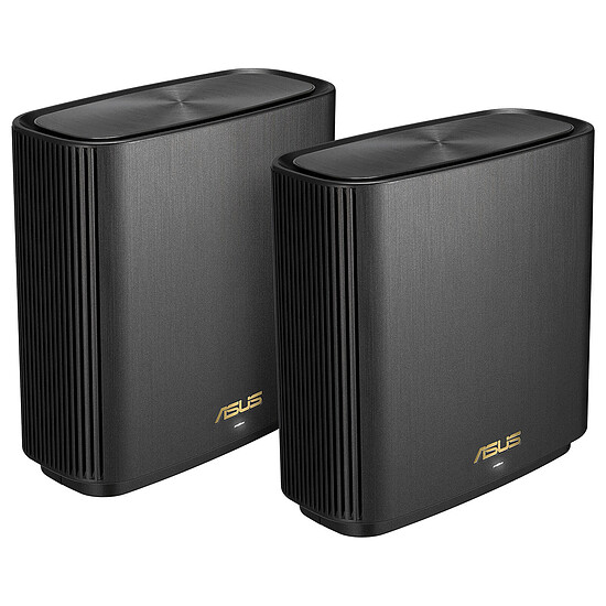 Routeur et modem Asus ZenWiFi AX (AX6600) pack de deux XT8 v2 - noir