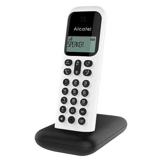 Téléphone fixe sans fil Alcatel D285 Blanc