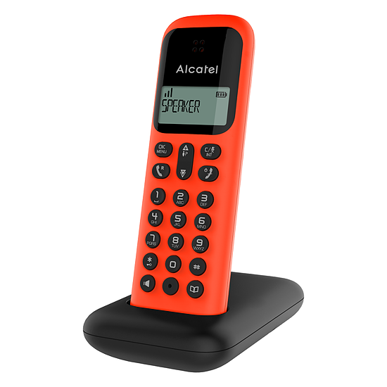 Téléphone fixe sans fil Alcatel D285 Rouge
