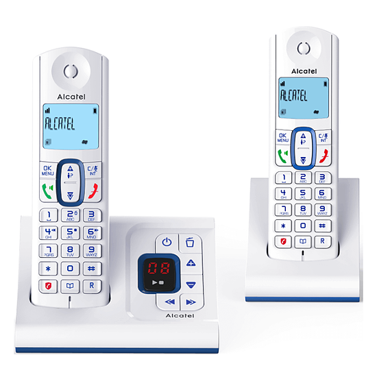 Téléphone fixe sans fil Alcatel F630 Voice Duo Bleu