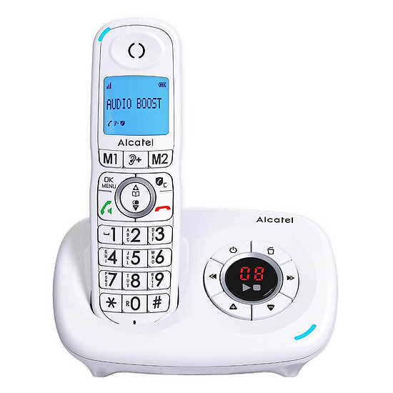 Téléphone fixe sans fil Alcatel XL585 Voice Blanc