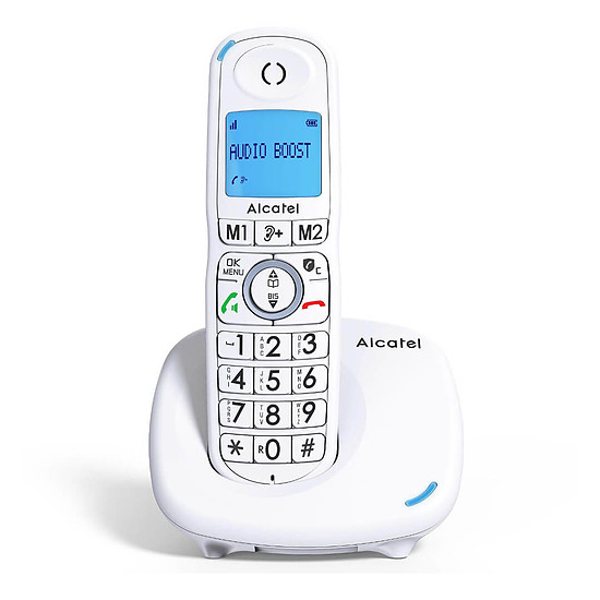 Téléphone fixe sans fil Alcatel XL585 Blanc