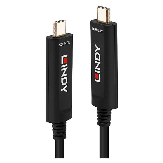 Câble USB LINDY Câble USB-C Fibre Optique - 30 m