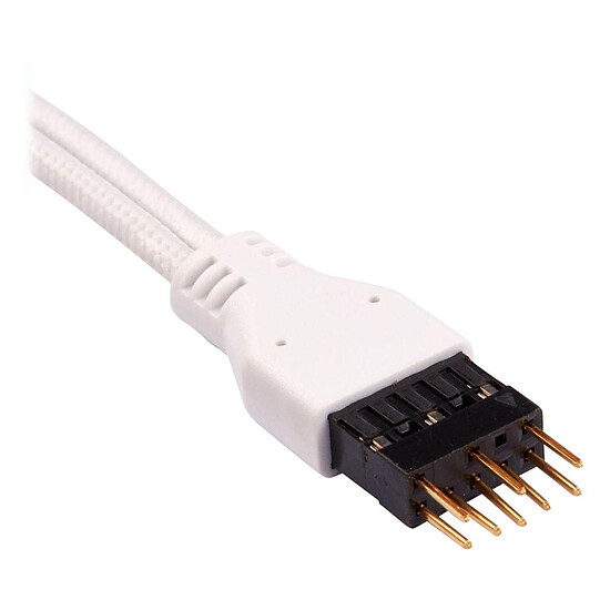 Câble d'alimentation Corsair Kit d'extension gainé pour panneau avant - 30 cm - Autre vue