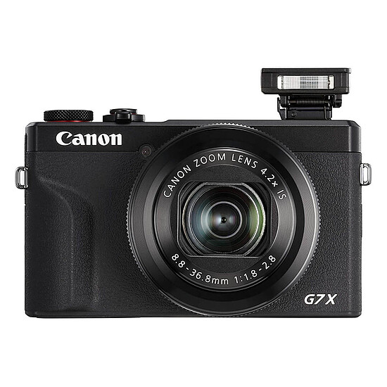 Appareil photo compact ou bridge Canon PowerShot G7 X Mark III - Kit Trépied HG-100T + SD 64 Go - Autre vue