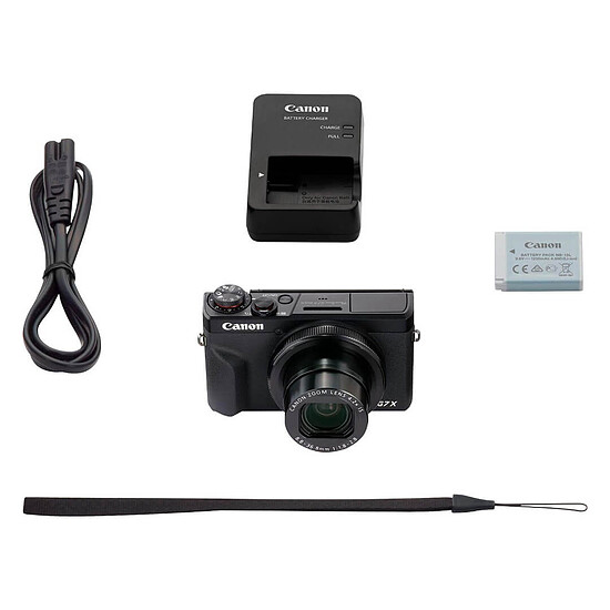 Appareil photo compact ou bridge Canon PowerShot G7 X Mark III - Kit Trépied HG-100T + SD 64 Go - Autre vue