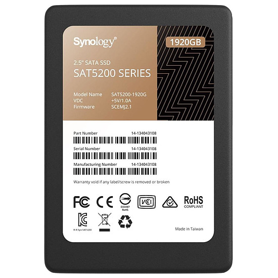 Disque SSD Synology SAT5200 - 1920 Go