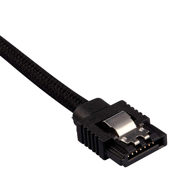 Câble Serial ATA Corsair Câble SATA gainé Premium (noir) - 60 cm