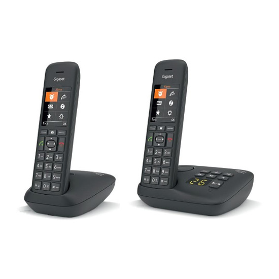 Téléphone fixe sans fil Gigaset C575A Duo Noir
