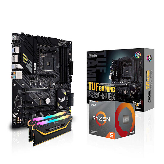 Kit upgrade PC AMD Ryzen 5 3600 - Asus B550 - RAM 16Go 3200MHz