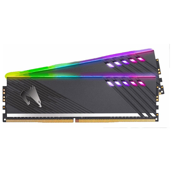 Mémoire Gigabyte Aorus RGB Noire - 2 x 8 Go (16 Go) - DDR4 3200 MHz - CL16