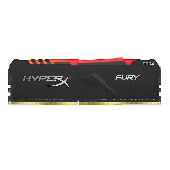 Mémoire HyperX Fury RGB - 1 x 32 Go (32 Go) - DDR4 3466 MHz - CL17