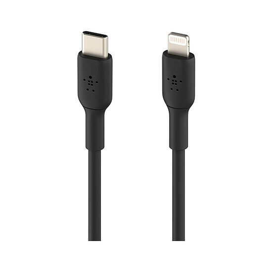 Adaptateurs et câbles Câble USB-C vers Lightning MFI (noir) - 1 m - Autre vue