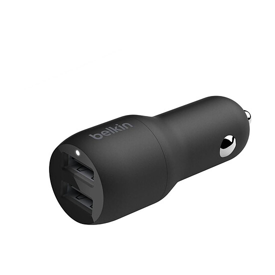 Accessoires Auto Belkin chargeur voiture double - USB A - 24W + Câble USB-A vers Lightning (1 m) - Autre vue