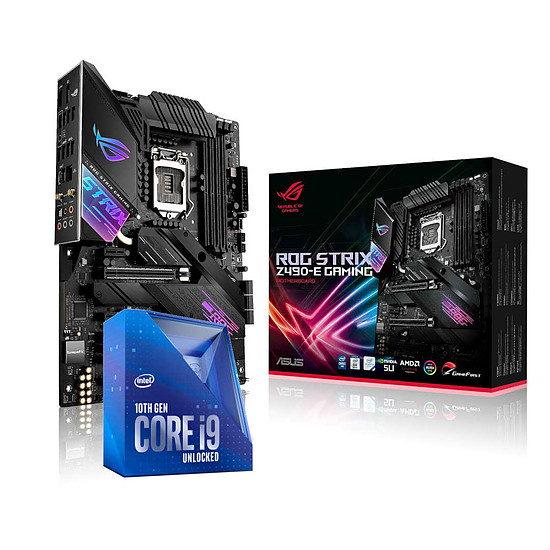 Kit upgrade PC Intel Core i9-10900K + ASUS ROG STRIX Z490-E