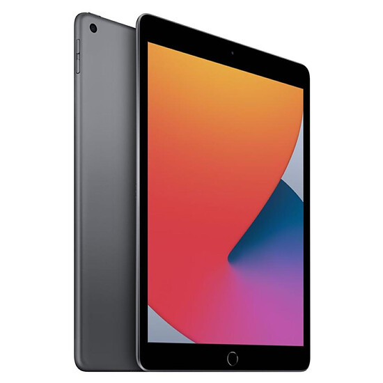 Tablette reconditionnée Apple iPad Wi-Fi 10.2 - 32 Go - Gris sidéral  (8 ème génération) · Reconditionné - Autre vue