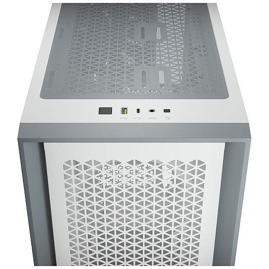 Boîtier PC Corsair 4000D Airflow - Blanc - Autre vue