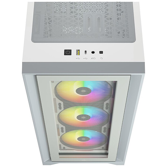 Boîtier PC Corsair 4000X iCUE RGB - Blanc - Autre vue