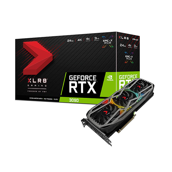 Carte graphique PNY GeForce RTX 3090 XLR8 Gaming EPIC-X Metal