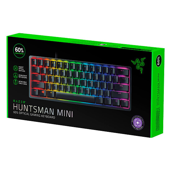 Clavier PC Razer Huntsman Mini - Razer Optical Red - Autre vue