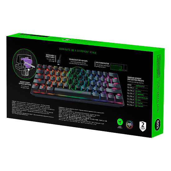 Clavier PC Razer Huntsman Mini - Razer Optical Red - Autre vue
