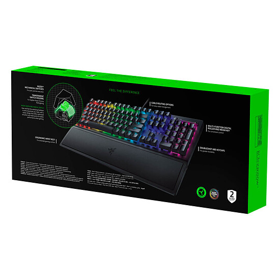 Clavier PC Razer BlackWidow V3 - Razer Green - Autre vue