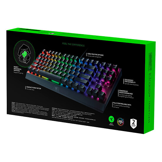 Clavier PC Razer BlackWidow V3 TKL - Razer Green - Autre vue
