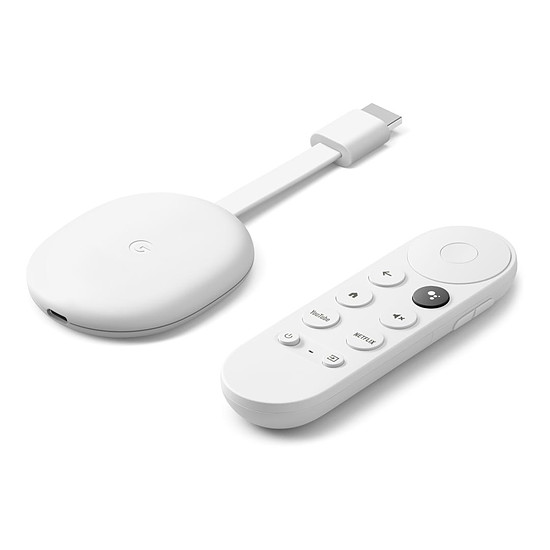 Box TV multimédia Google Chromecast avec Google TV UHD 4K