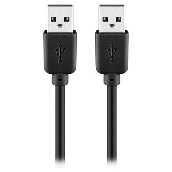 Câble USB Câble USB 2.0 (A/A) Noir - 2 m 