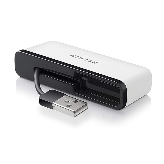 Hub USB Belkin Hub de voyage USB 2.0 - 4 ports - Autre vue