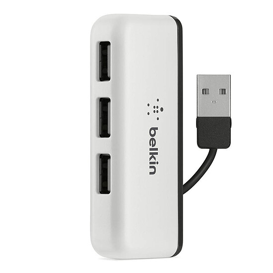 Hub USB Belkin Hub de voyage USB 2.0 - 4 ports - Autre vue