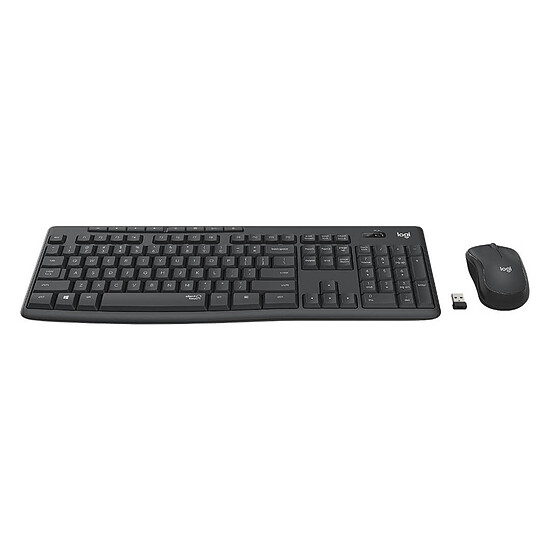 Clavier souris bureautique Logitech MK295 Silent - Graphite - Autre vue