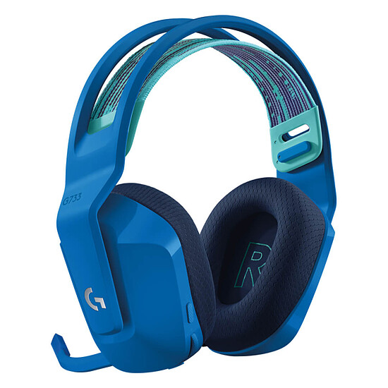 Casque micro Logitech G G733 Lightspeed - Bleu - Autre vue