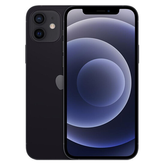 Smartphone et téléphone mobile Apple iPhone 12 (Noir) - 128 Go
