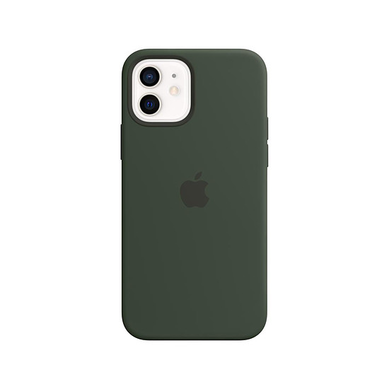 Coque et housse Apple Coque en silicone avec MagSafe pour iPhone 12 / 12 Pro - Vert de Chypre
